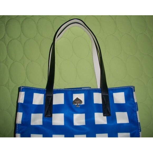 Kate Spade STORYBOOK Blue Elise Berry Tote EUC - Picture 7 of 16